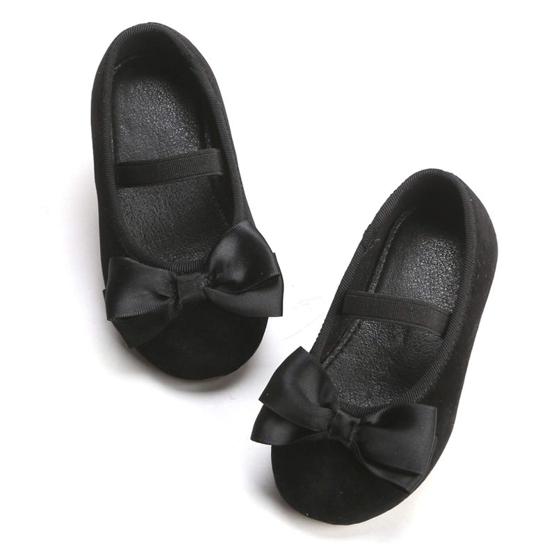 Felix & Flora Girls Dress Shoes - Mary Jane Ballet Flats Party Wedding School Size 8 Little Kid - Image 1